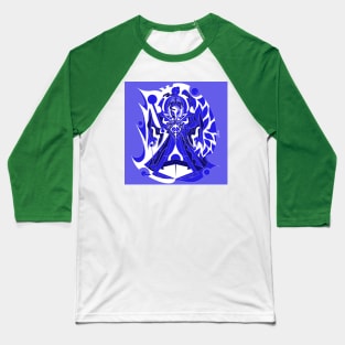 flatwoods in blue purple kaiju cryptid monster ecopop Baseball T-Shirt